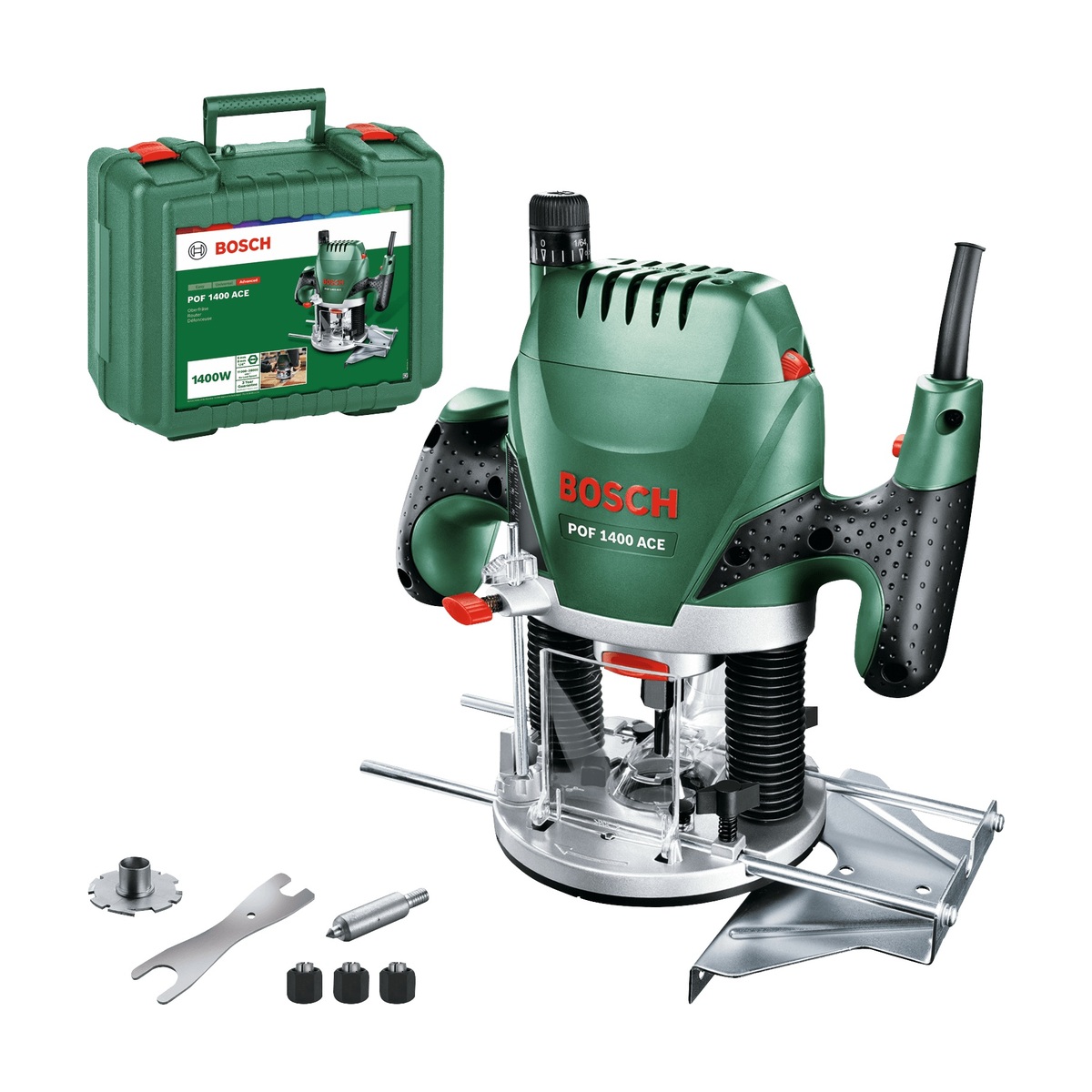 Bosch POF 1400 ACE 060326C800 – Défonceuse 1 400 W avec coffret et accessoires — vue 3