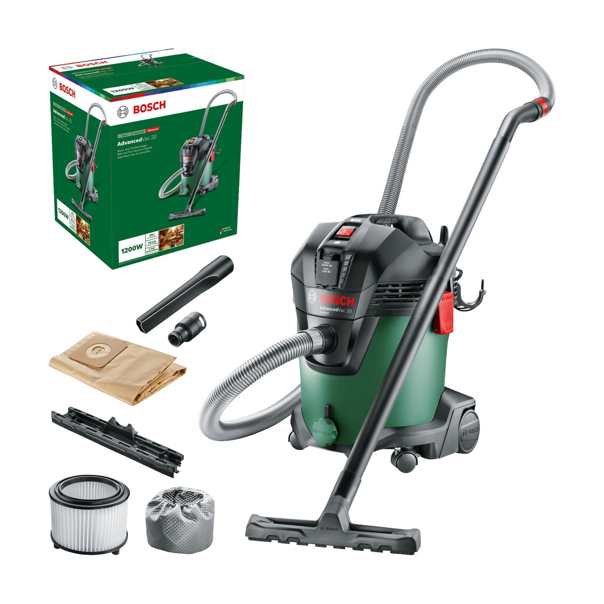 Bosch AdvancedVac 20 — vue du produit