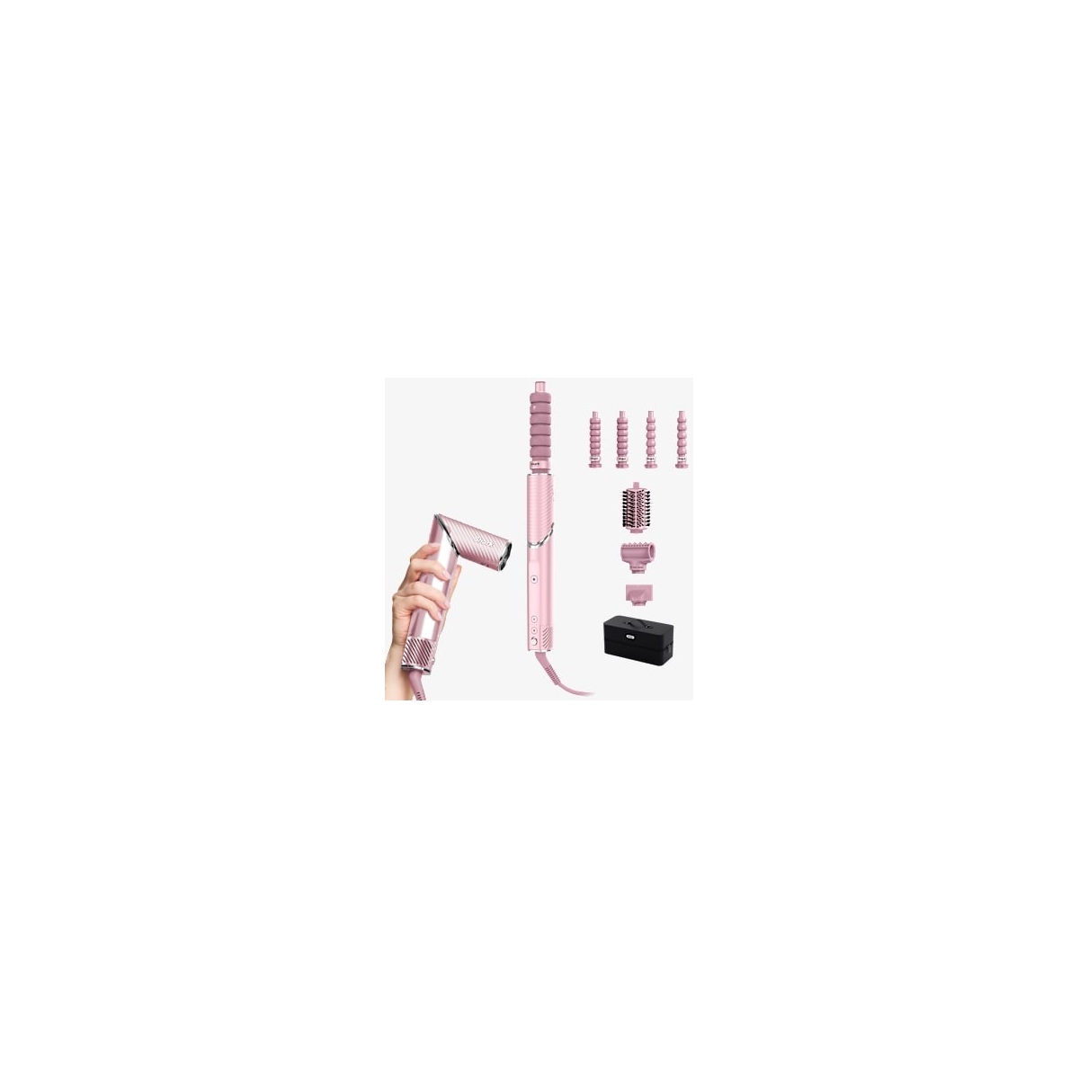 Shark SpeedStyle Pro FLEX HD542EU – Sèche-cheveux pliable 1 700 W, 4 embouts, moka — vue 5