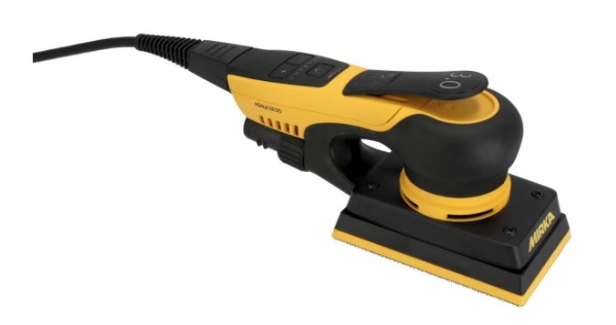 Mirka DEOS II 353CV en coffret — vue du produit