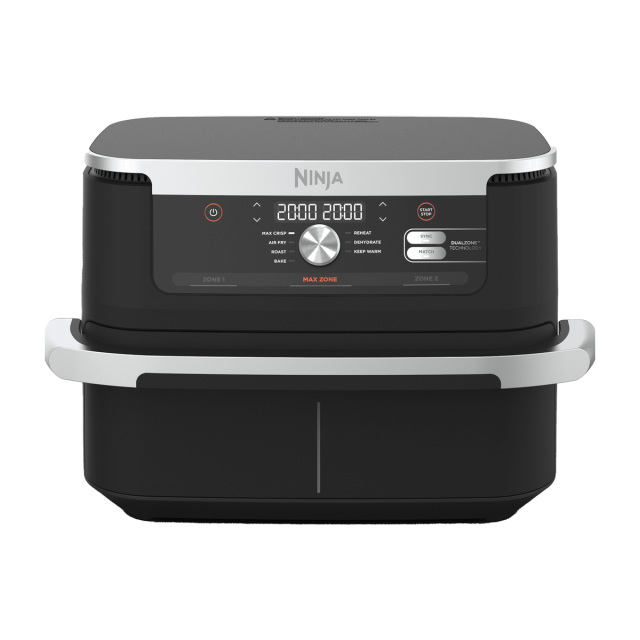 Ninja Foodi Flex AF500EU noir – Air fryer 10,4 L, 2 zones ou MegaZone, 7 programmes — vue principale