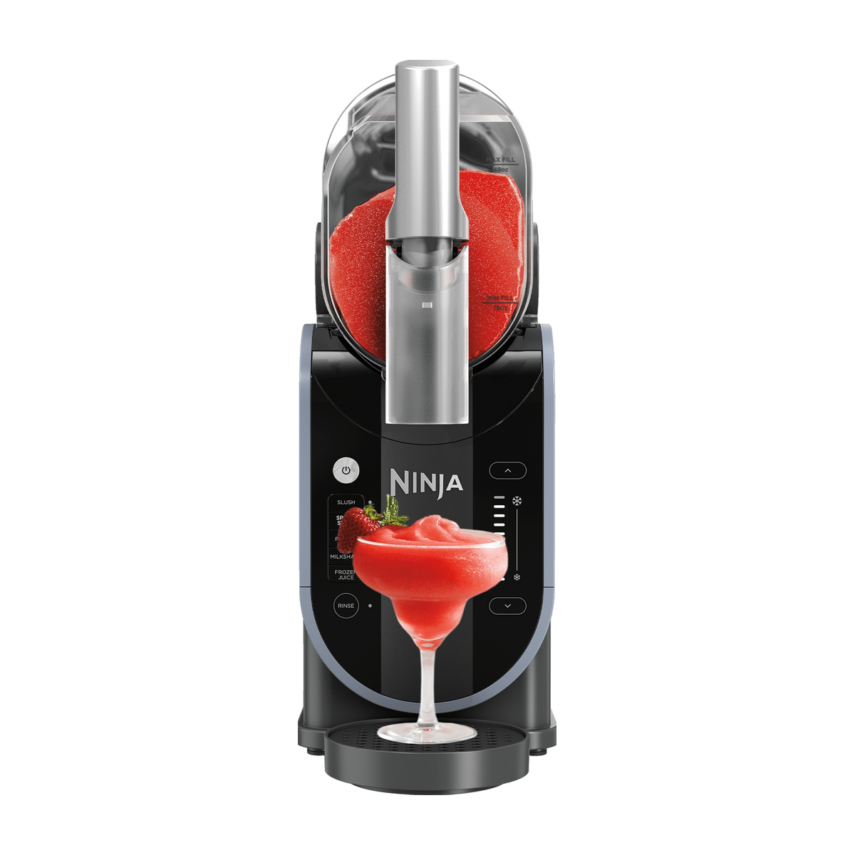 Ninja SLUSHi FS301EU bleu et gris – Machine à granités et boissons glacées, 5 programmes, 1,9 L — vue principale