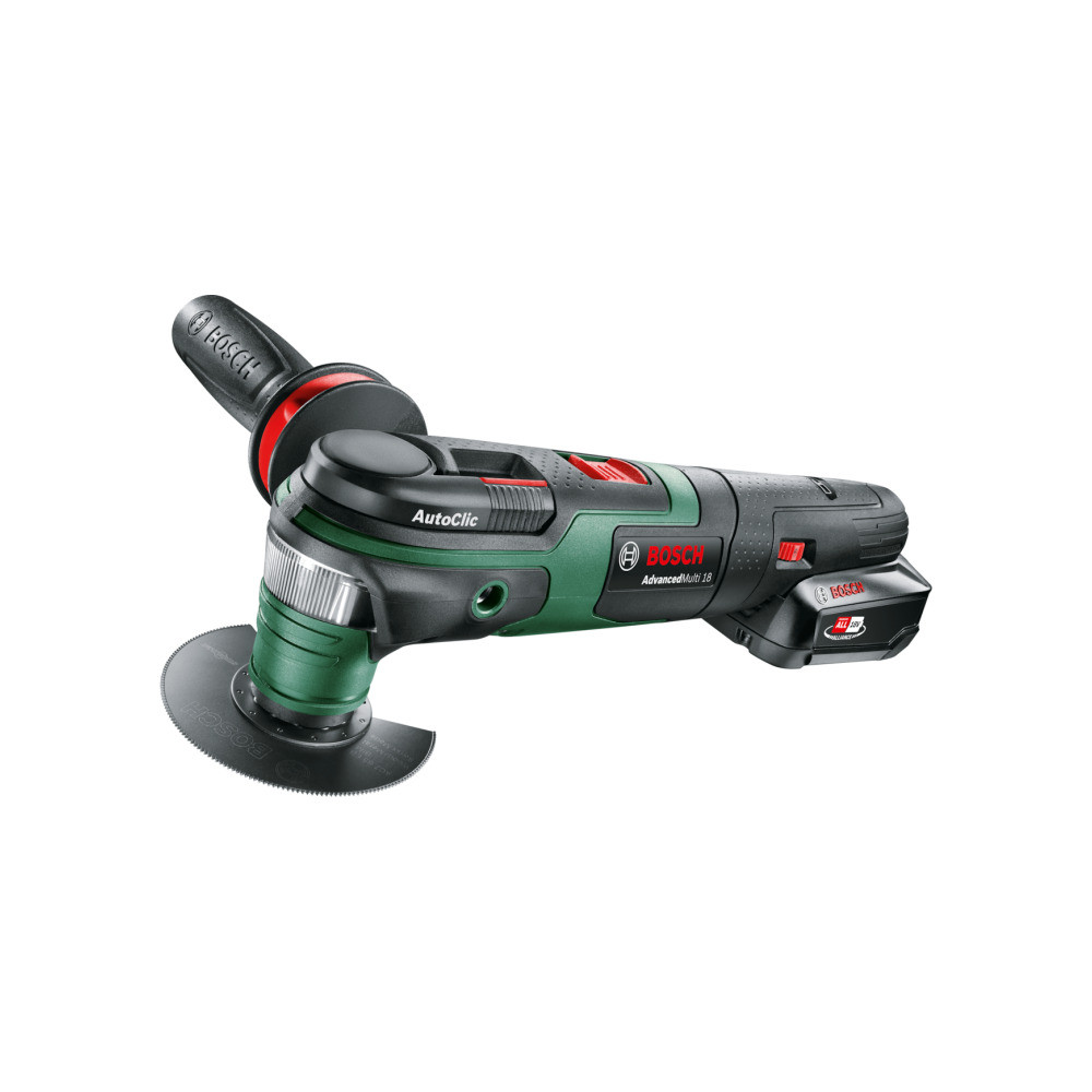 Bosch AdvancedMulti 18 – Akku-Set 0603104001 – Akku-Multifunktionswerkzeug im Set, 18 V – Produktansicht 1