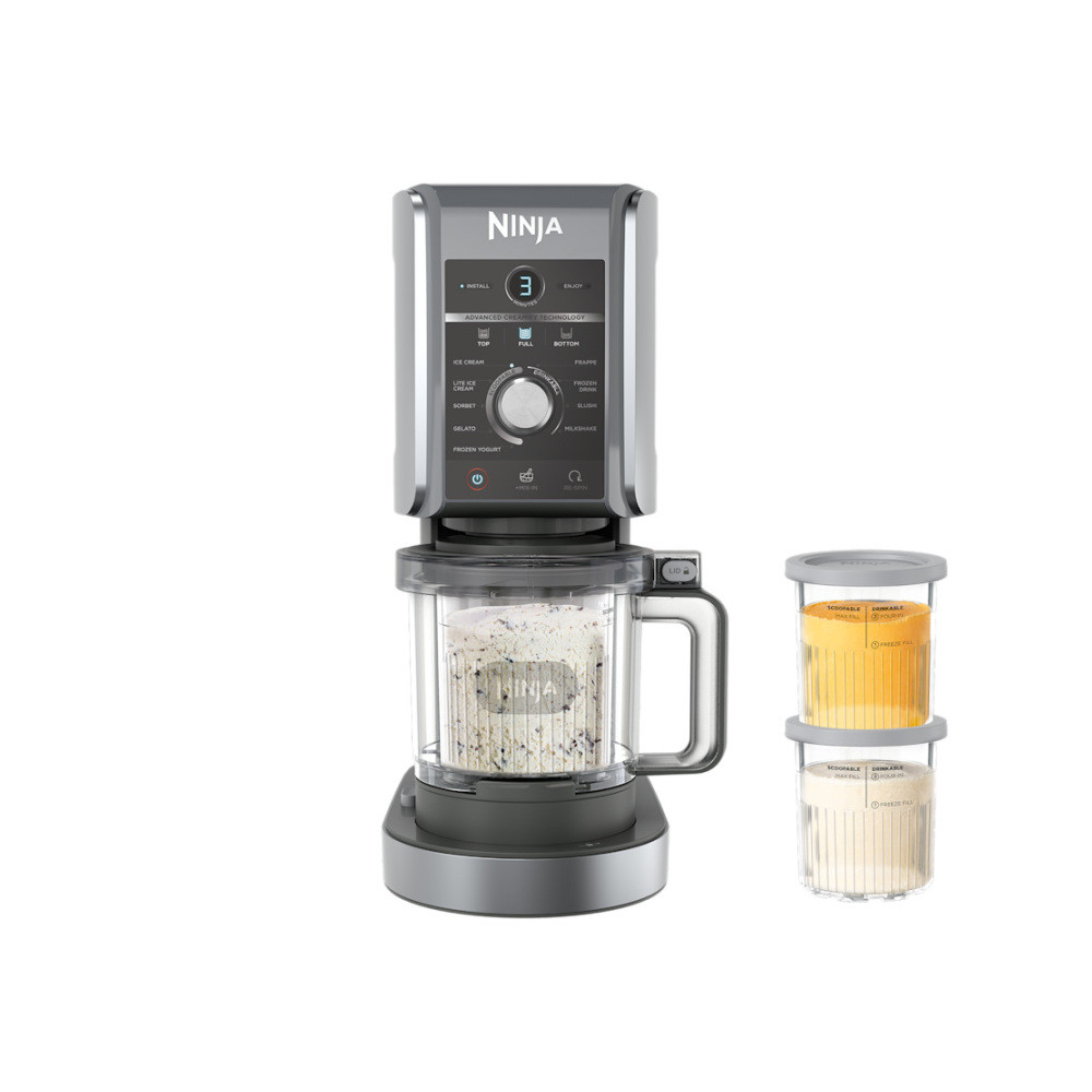 Ninja CREAMi Deluxe 10-in-1 Silber NC502EU – Eismaschine, 10 – Produktansicht 1